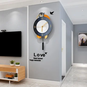  MEISD Modern Ev İç Dekorasyon Duvar Saati Modern Tasarım İzle Dekor Oturma Odası İçin Tasarlanmış Horloge Ücretsiz Kargo