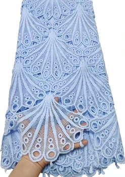  Moda rahat gipür dantel kumaş için yeni gelen afrika saf renk suda çözünür dantel elbise kaliteli PPOC101