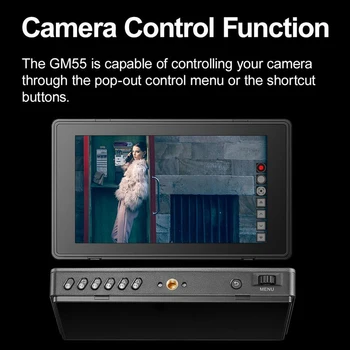  Monitör 4 K 5.5 İnç Kamera DSLR alan monitörü HDMI 3D LUT Dokunmatik Ekran IPS FHD 1920x1080 Video
