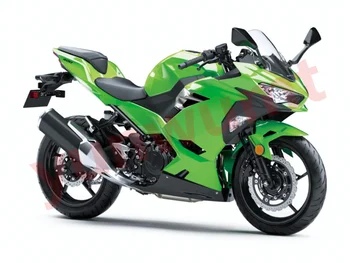  Motosiklet Tüm Enjeksiyon kalıp Laminer Akış Kiti Için Kawasaki Ninja400 Ninja 400 2018 2021 18 19 20 21 fairing Kaporta siyah yeşil
