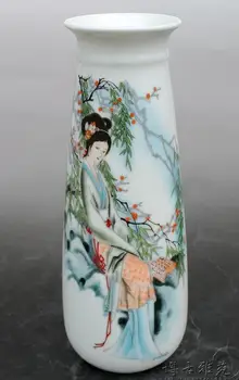  Nadir Eski Çin porselen vazo, Güzellik ve Çiçek, en iyi toplama ve süsleme, Ücretsiz kargo