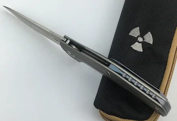  NKAIED JK3215 Flipper katlama bıçak D2 blade titanyum alaşım kolu kamp açık mutfak pratik meyve bıçağı EDC aracı