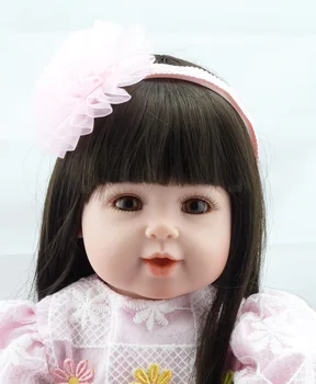  NPK Yeni 50 cm Silikon Reborn Süper Bebek Gerçekçi Toddler Bebek Bonecas Çocuk Bebek lol bebek Brinquedos Reborn Oyuncaklar Çocuklar Için hediyeler