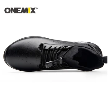  ONEMIX yeni Süper hafif koşu ayakkabısı erkekler Yumuşak ve rahat ayakkabılar erkekler Çok Fonksiyonlu spor ayakkabı trekking ayakkabıları erkekler için