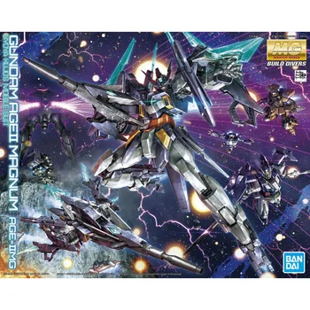  Orijinal Bandaı Gundam Anime Figürü MG 1/100 MAGNUM YAŞ 2 GUNDAM Etkileri Anime Aksiyon Figürleri Modeli Modifikasyonu doğum günü hediyesi