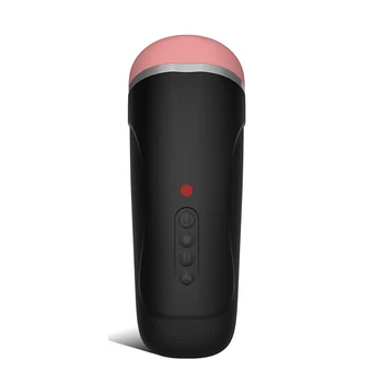  Otomatik teleskopik ısıtma mastürbasyon kupası vibratör erkekler için gerçekçi vajina güçlü emiş titreşim Masturbator kupası seks oyuncak