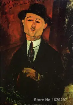  Paul Guillaume by Amedeo Modigliani resimleri satılık Ev Dekor El boyalı Yüksek kalite