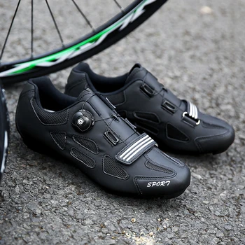 R. xjıan Marka Yeni Bisiklet Spor Ayakkabı Erkekler Nefes Yol Bisikleti Ayakkabıları Kendinden kilitleme yarış ayakkabıları Unisex MTB Bisiklet Bisiklet Ayakkabı