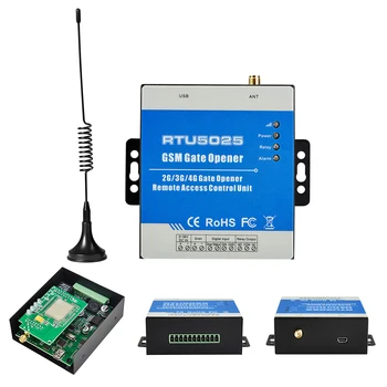  RTU5025 GSM 3G uzaktan kumandalı anahtar Operatör Alarmı Cep Telefonu Kablosuz Açık Kapalı SMS kapı Açacağı Taşınabilir Kapı Açacağı