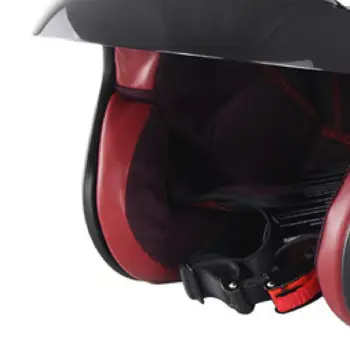  Scooter Kaskları Açık Yüz Süet Astar Retro Motosiklet Baskı Topu Kask Erkek / Kadın