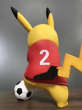  TAKARA TOMY Büyük Boy Anime Sevimli 1:1 Pikachu Action Figure Koleksiyon Karikatür Pokemon Model Oyuncaklar Çocuklar için Hediyeler