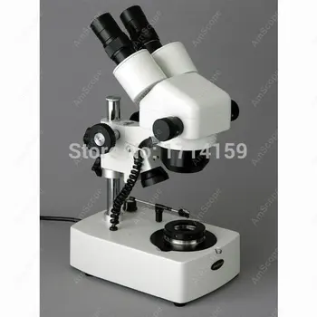  Takı Mücevher - AmScope Malzemeleri 10X-40X Darkfield Takı Mücevher Stereo yakınlaştırmalı mikroskop