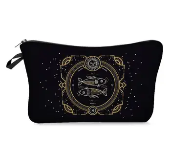  Takımyıldızı baskı Kozmetik el Çantaları Moda Seyahat Makyaj çantası düğün el çantaları makyaj alet çantası SN252