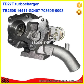  TB2580 turbo 703605-5003 S 703605-0001 703605-0002 turbo için Nissan Cabstar Terrano II TL18 2001-Motor: TD27T