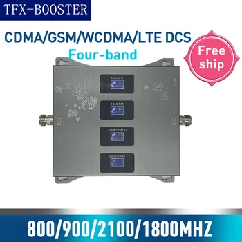  TFX-BOOSTER 800/900/1800/2100 mhz Dört Bant Güçlendirici Hücresel Amplifikatör GSM Mobil Sinyal Güçlendirici 2G 3G 4G LTE Hücresel Tekrarlayıcı