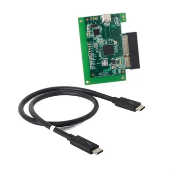  Tip-C Thunderbolt 3 PCI Express PCI-E SSD Nvme NGFF M-anahtar Dönüştürme Kartı Kablosu