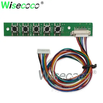  Wisecoco 15.6 İnç 4 K ekran 3840X2160 IPS B156ZAN02.3 lcd HDMI mircro usb ekran sürücü panosu Taşınabilir Oyun için