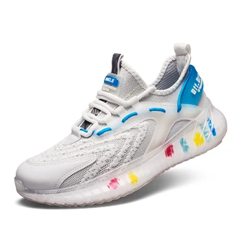  Xiaomi Mijia koşu ayakkabıları Erkekler İçin Uni-Kalıp 4D Örgü Üst açık spor ayakkabılar hafif Rahat Spor tenis ayakkabısı Şehir Sneakers