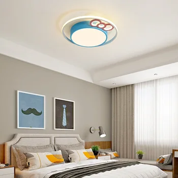  Yatak odası lamba sıcak romantik tavan lambası modern basit sevimli erkek kız karikatür renk yaratıcı çocuk odası lamba