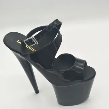  Yeni 20 cm Kadınlar ile yüksek performanslı ayakkabı, podyum gösterileri ayakkabı, yüksek topuklu Dans Ayakkabıları ile ince
