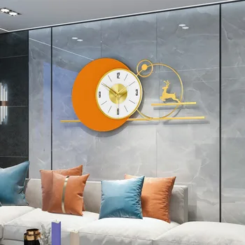  Yeni Büyük duvar saati Modern Stil Sessiz Saat Yaratıcı Ev Oturma Odası Yatak Odası Ofis Ev Dekorasyon Dijital Duvar Saati 10004
