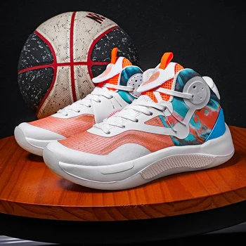  Yeni Erkek basketbol ayakkabıları Retro yıldız basketbol ayakkabıları Yüksek Üst ayak bileği ayakkabı nefes rahat ışık Konfor Sneakers Boyutu 36-45