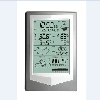  YENİ Profesyonel Hava İstasyonu İle PC Bağlantı Ev Kablosuz Termometre Higrometre Barometrik Basınç Meteorometre
