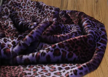  Yüksek dereceli imitasyon leopar peluş kürk kumaş şapka çanta araba yastık arka plan bez dekorasyon kanepe halı 0. 5X1. 6 M