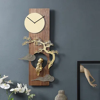  Çin Büyük Lüks duvar saati Modern Sessiz Boy Duvar İzle Oturma Odası Altın Horloge Yaratıcı Ev Sanat Dekorasyon ZB5WC
