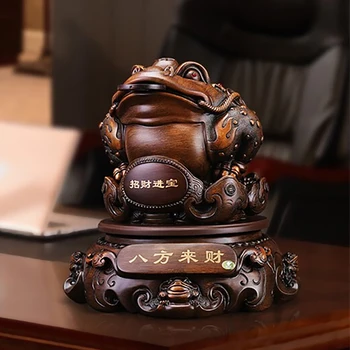  Çin Kurbağa Reçine Kurbağa Sikke Para Şanslı Servet Servet Maskot Ev Dekorasyon Mobilyalar Eve Taşınma Ofis Açılış Hediyeler
