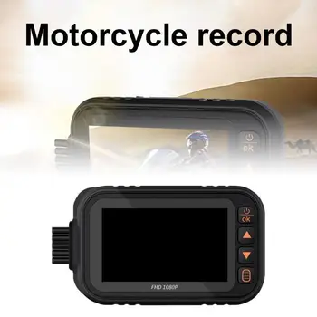  Ön arka çift Lens 1080P motosiklet kamera DVR kablosuz 3 inç HD su geçirmez geniş açı sürme için