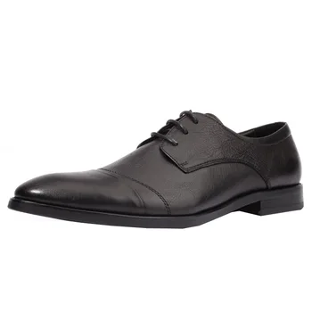  özel teklif Patent Deri Erkek Elbise Ayakkabı Moda Erkekler İçin Oxfords Üzerinde Kayma Hakiki Deri Lace up Örgün Parti Düğün Ayakkabı
