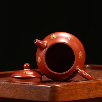  ★Haziran ses xuan】 otantik yixing ustaları saf el yapımı hediye çaydanlık çay potu tava kar Çin tavsiye edilir